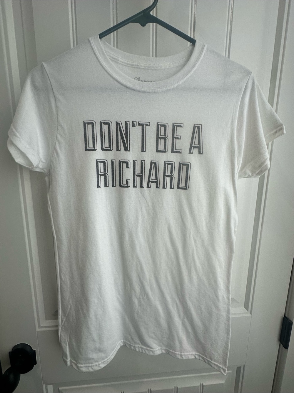 Don't Be a Richard Short Sleeve Tee - White